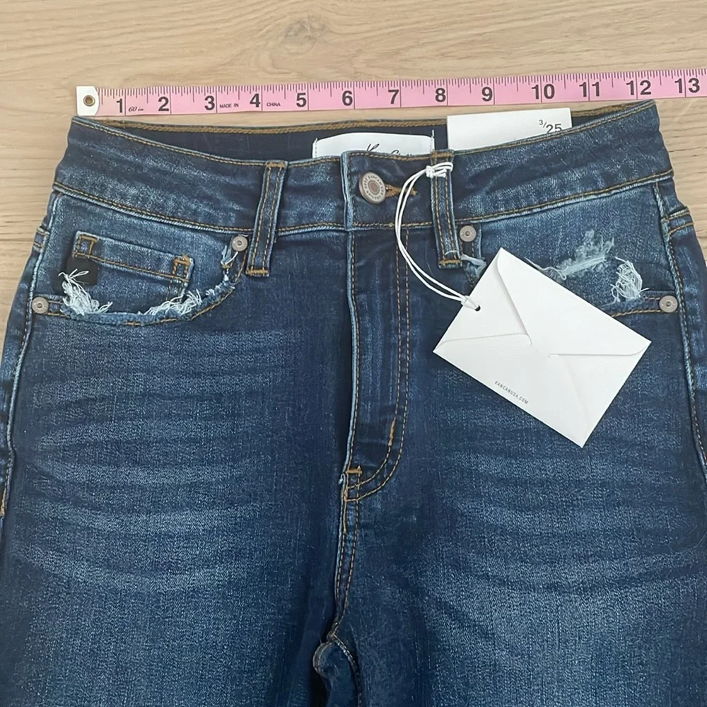 VICI KanCan frayed hem skinny jeans